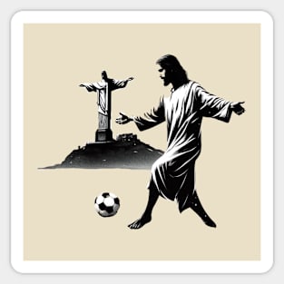 Copa Jesus Minimalist Soccer Sticker